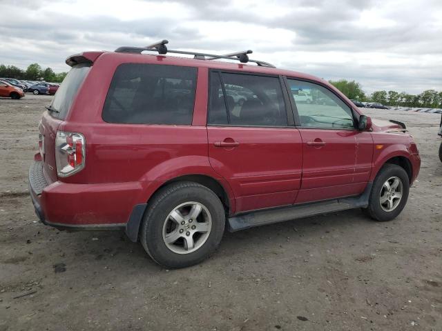 5FNYF18466B019533 - 2006 HONDA PILOT EX RED photo 3