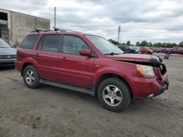 5FNYF18466B019533 - 2006 HONDA PILOT EX RED photo 4