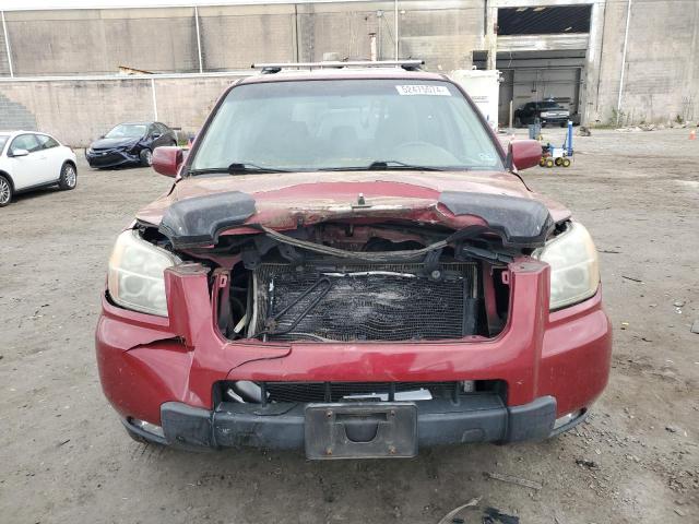 5FNYF18466B019533 - 2006 HONDA PILOT EX RED photo 5