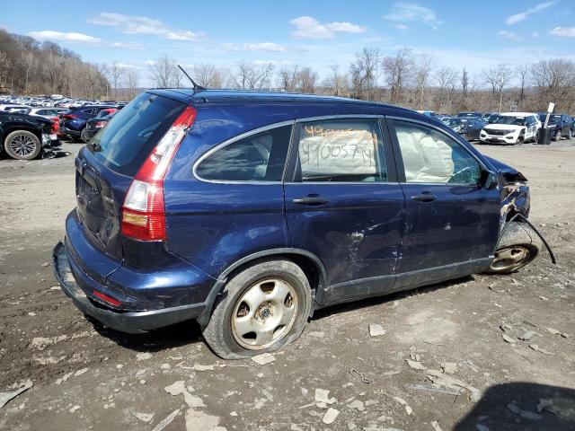 5J6RE4H38BL014741 - 2011 HONDA CR-V LX BLUE photo 3