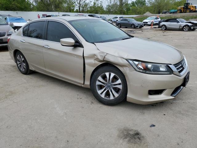 1HGCR2F31EA003055 - 2014 HONDA ACCORD LX BEIGE photo 4