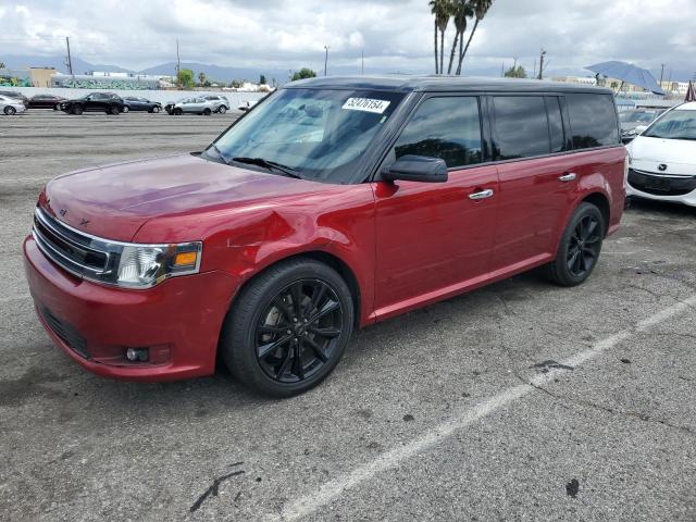 2FMGK5C81KBA36882 - 2019 FORD FLEX SEL BURGUNDY photo 1