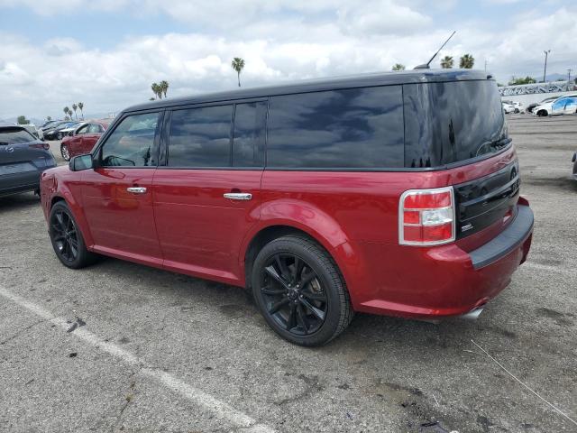 2FMGK5C81KBA36882 - 2019 FORD FLEX SEL BURGUNDY photo 2