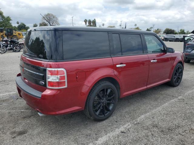 2FMGK5C81KBA36882 - 2019 FORD FLEX SEL BURGUNDY photo 3