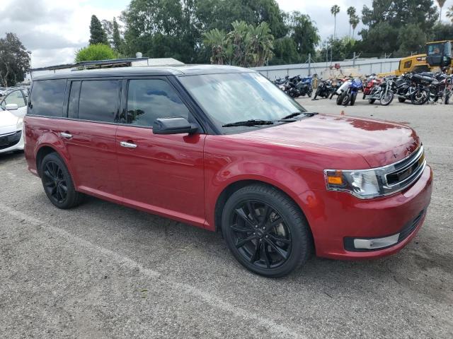 2FMGK5C81KBA36882 - 2019 FORD FLEX SEL BURGUNDY photo 4