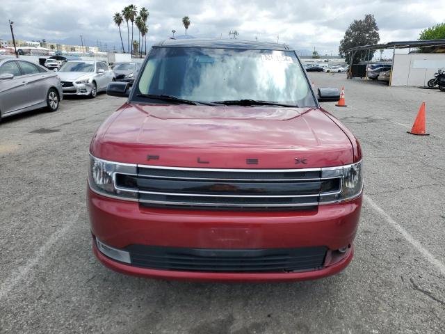 2FMGK5C81KBA36882 - 2019 FORD FLEX SEL BURGUNDY photo 5