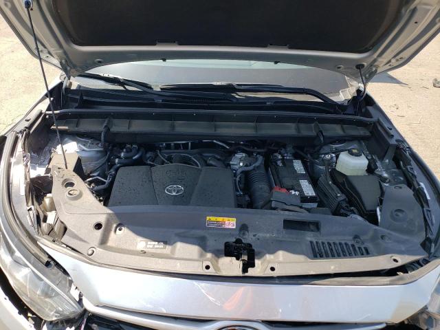 5TDGZRBH4NS581129 - 2022 TOYOTA HIGHLANDER XLE Մոխրագույն լուսանկար 12