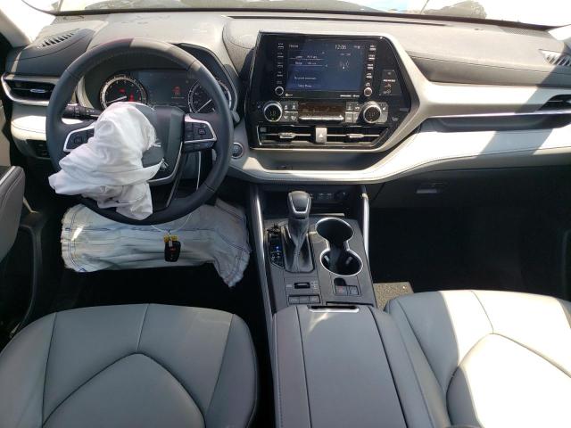 5TDGZRBH4NS581129 - 2022 TOYOTA HIGHLANDER XLE Մոխրագույն լուսանկար 8