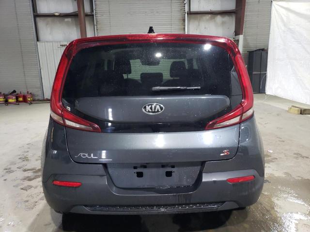 KNDJ23AU4M7775447 - 2021 KIA SOUL LX GRAY photo 6