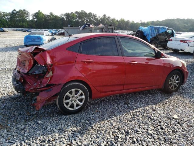 KMHCT4AEXDU414788 - 2013 HYUNDAI ACCENT GLS RED photo 3