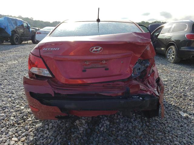 KMHCT4AEXDU414788 - 2013 HYUNDAI ACCENT GLS RED photo 6