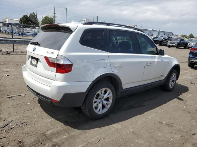 WBXPC93489WJ29559 - 2009 BMW X3 XDRIVE30I WHITE photo 3