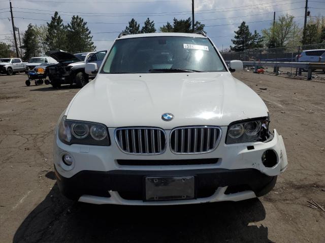 WBXPC93489WJ29559 - 2009 BMW X3 XDRIVE30I WHITE photo 5