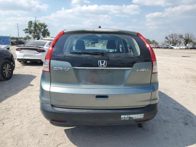 2HKRM4H3XCH617155 - 2012 HONDA CR-V LX GREEN photo 6