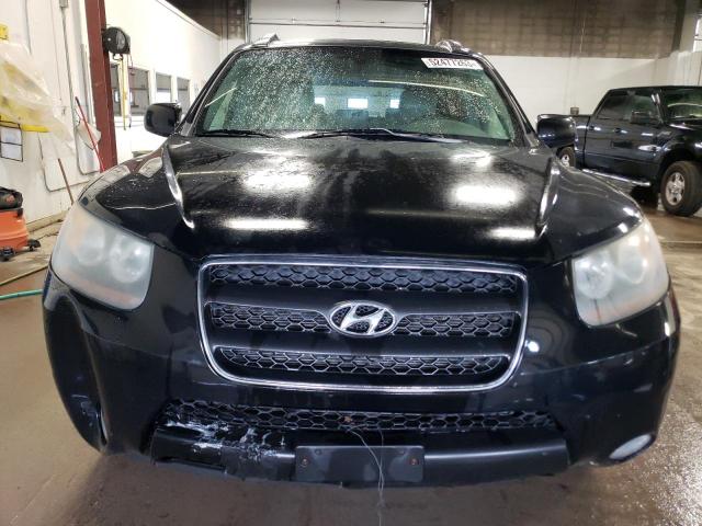 5NMSH13E17H085102 - 2007 HYUNDAI SANTA FE SE BLACK photo 5