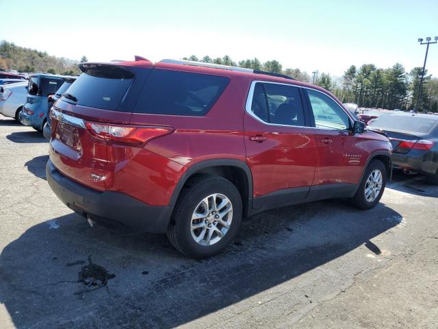 1GNEVGKW3JJ229454 - 2018 CHEVROLET TRAVERSE LT RED photo 3