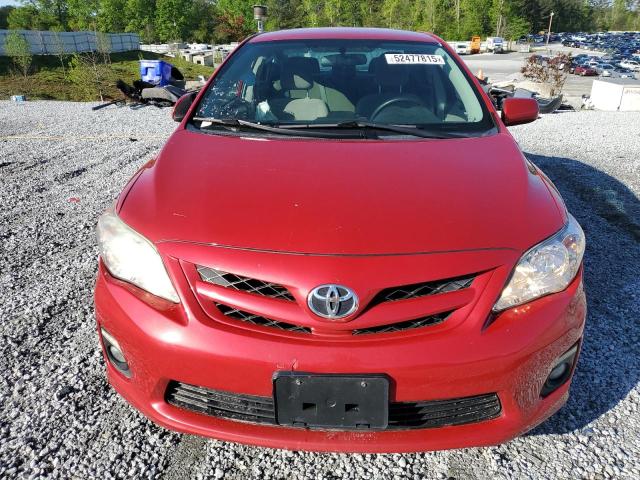 2T1BU4EE9DC945694 - 2013 TOYOTA COROLLA BASE 红色 照片 5