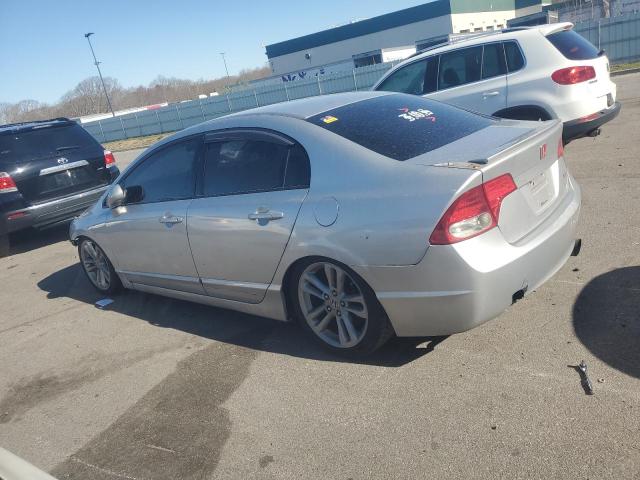 2HGFA55548H709127 - 2008 HONDA CIVIC SI SILVER photo 2