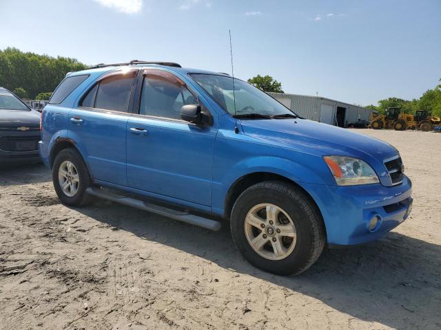 KNDJC733555393787 - 2005 KIA SORENTO EX BLUE photo 4