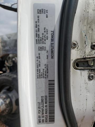 3C7WRNFL3LG289313 - 2020 RAM 5500 Білий фото 12