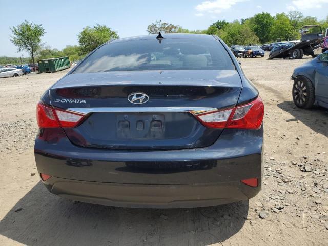 5NPEB4ACXEH914038 - 2014 HYUNDAI SONATA GLS BLACK photo 6