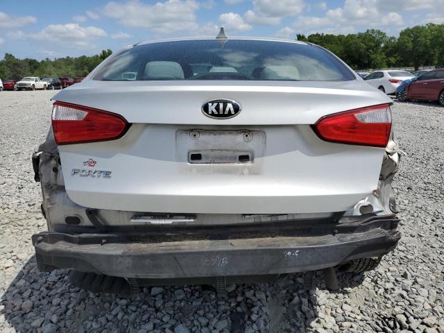 KNAFX4A62F5288838 - 2015 KIA FORTE LX SILVER photo 6