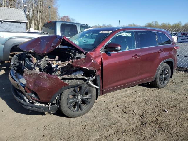 5TDJKRFH5FS176645 - 2015 TOYOTA HIGHLANDER XLE MAROON photo 1