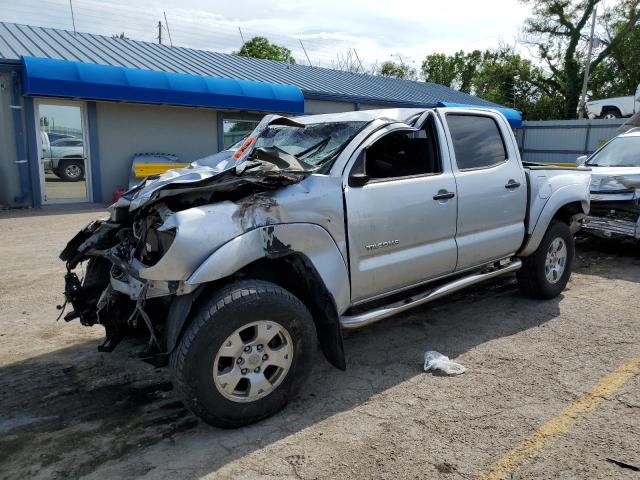 5TEJU62N78Z557312 - 2008 TOYOTA TACOMA DOUBLE CAB PRERUNNER SILVER photo 1