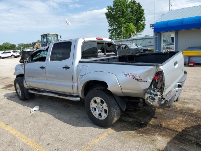 5TEJU62N78Z557312 - 2008 TOYOTA TACOMA DOUBLE CAB PRERUNNER SILVER photo 2