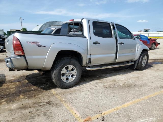 5TEJU62N78Z557312 - 2008 TOYOTA TACOMA DOUBLE CAB PRERUNNER SILVER photo 3