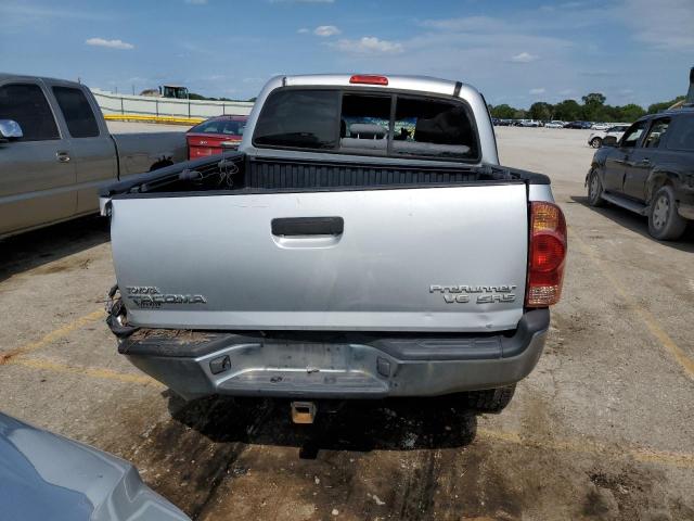 5TEJU62N78Z557312 - 2008 TOYOTA TACOMA DOUBLE CAB PRERUNNER SILVER photo 6