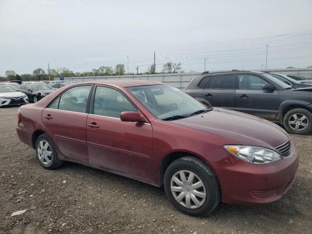 4T1BE32K36U137828 - 2006 TOYOTA CAMRY LE RED photo 4