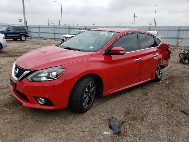 3N1AB7AP5GY323143 - 2016 NISSAN SENTRA S RED photo 1