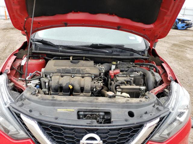 3N1AB7AP5GY323143 - 2016 NISSAN SENTRA S RED photo 11