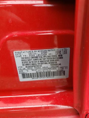 3N1AB7AP5GY323143 - 2016 NISSAN SENTRA S RED photo 13