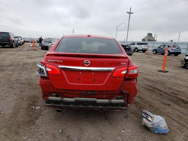 3N1AB7AP5GY323143 - 2016 NISSAN SENTRA S RED photo 6