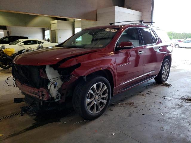 1GNERKKW9KJ218788 - 2019 CHEVROLET TRAVERSE PREMIER RED photo 1