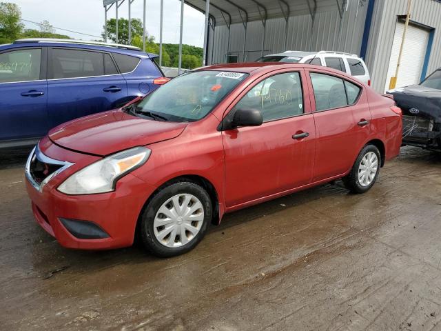 3N1CN7AP5FL894157 - 2015 NISSAN VERSA S RED photo 1