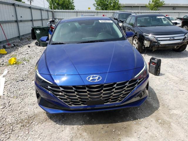 5NPLN4AG0MH012773 - 2021 HYUNDAI ELANTRA SEL BLUE photo 5