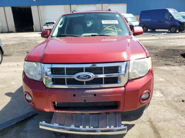 1FMCU0E75BKA06466 - 2011 FORD ESCAPE LIMITED RED photo 5