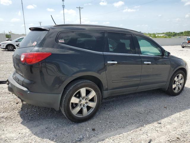 1GNKRGEDXBJ297978 - 2011 CHEVROLET TRAVERSE LT BLACK photo 3