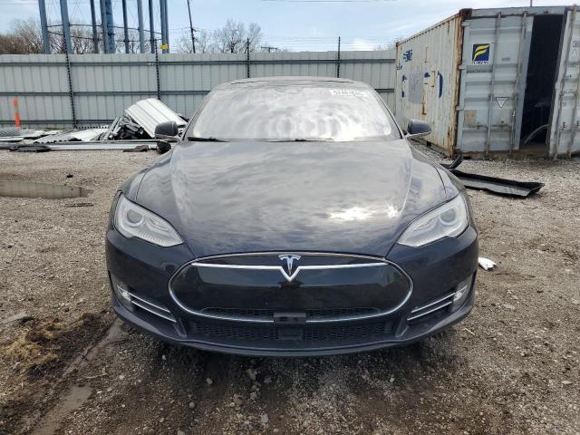 5YJSA1H10EFP52864 - 2014 TESLA MODEL S BLUE photo 5