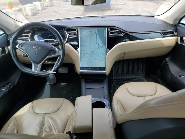 5YJSA1H10EFP52864 - 2014 TESLA MODEL S BLUE photo 8