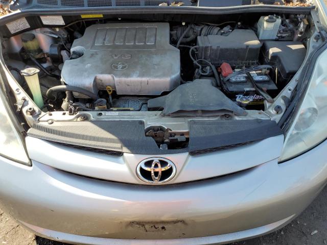 5TDZK23CX7S009086 - 2007 TOYOTA SIENNA CE SILVER photo 12