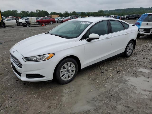 1FA6P0G79E5356651 - 2014 FORD FUSION S WHITE photo 1