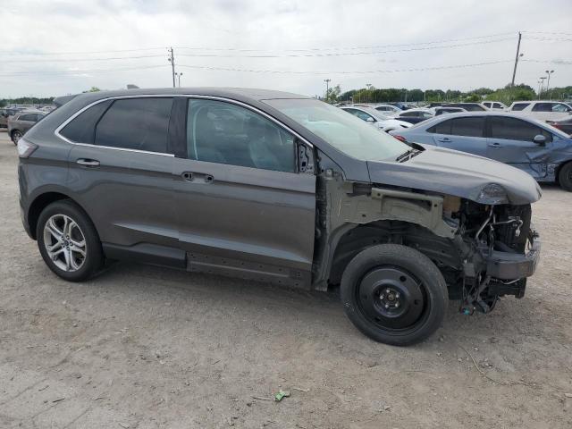 2FMTK4K90FBB02928 - 2015 FORD EDGE TITANIUM GRAY photo 4