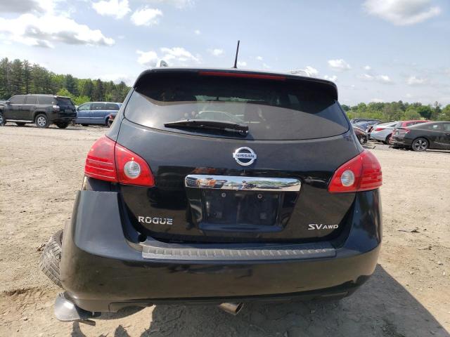 JN8AS5WV1DW655390 - 2013 NISSAN ROGUE S BLACK photo 6