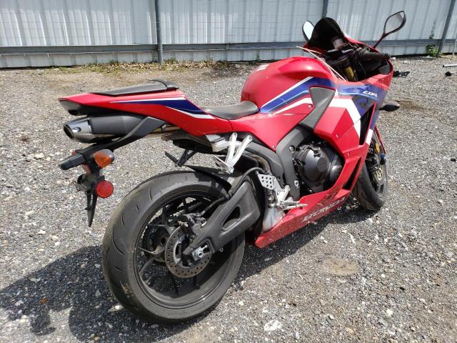 JH2PC40J6MK700936 - 2021 HONDA CBR600 RA RED photo 4