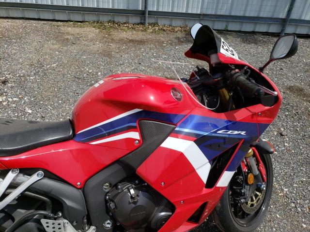 JH2PC40J6MK700936 - 2021 HONDA CBR600 RA RED photo 5