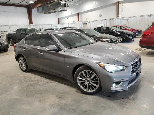 JN1EV7AR2JM443759 - 2018 INFINITI Q50 LUXE GRAY photo 4